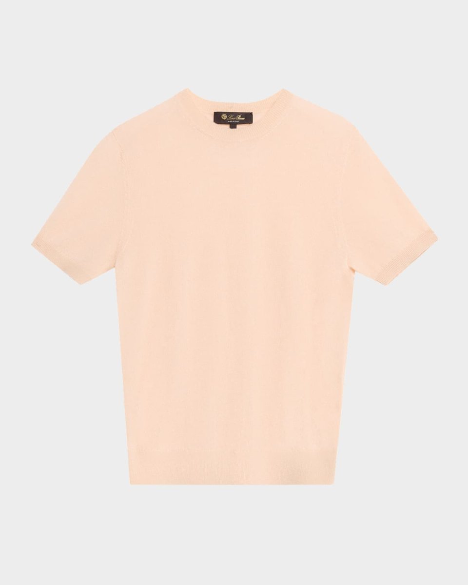 Camino Cashmere-Silk Crewneck Sweater